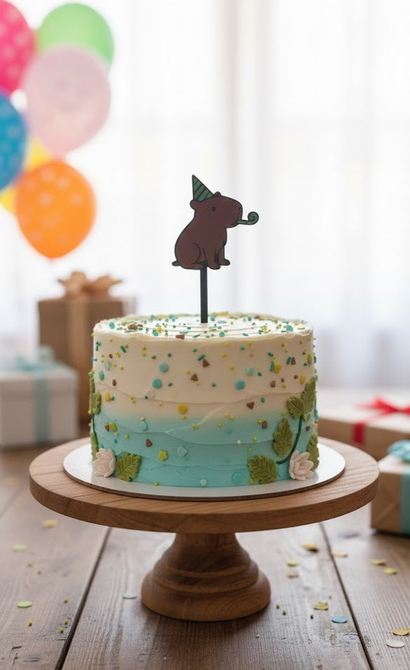 Topo de Bolo Capivara Party