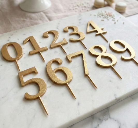 Topo de Bolo Numérico | 3D