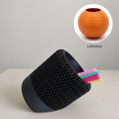 Porta Lápis Grid 3D Inclinado