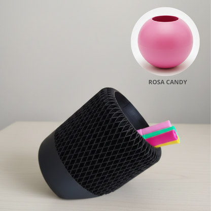 Porta Lápis Grid 3D Inclinado