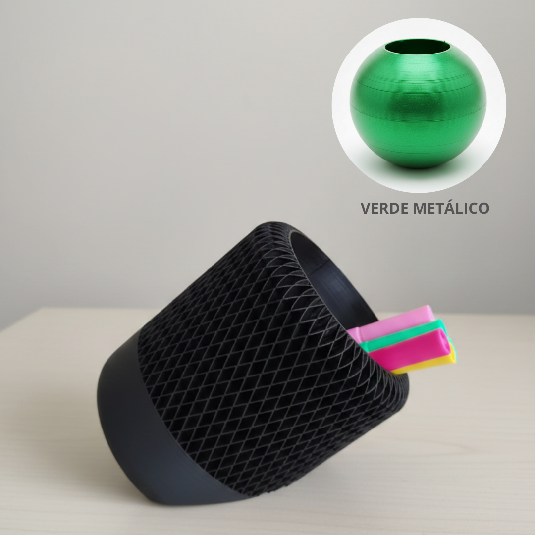 Porta Lápis Grid 3D Inclinado