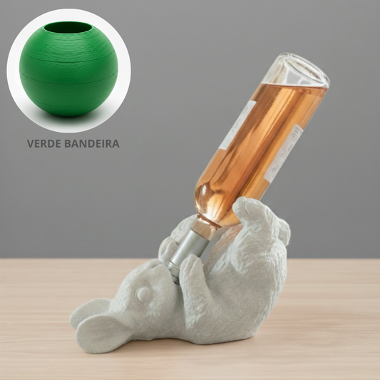 Suporte Porta-Vinho Bunny Relax