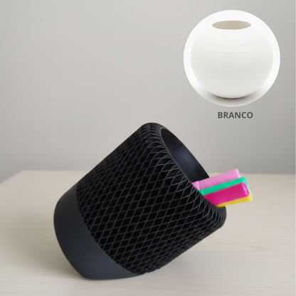 Porta Lápis Grid 3D Inclinado