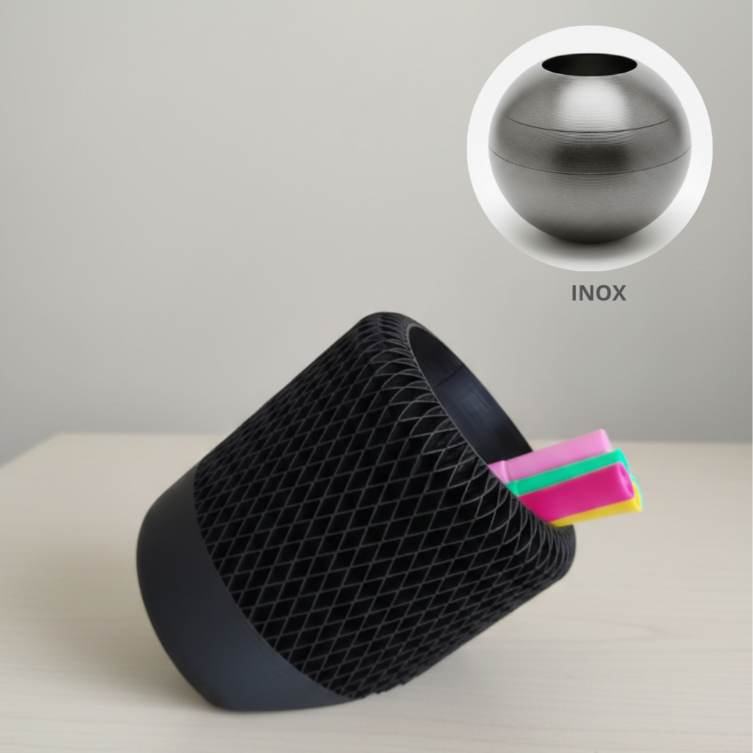 Porta Lápis Grid 3D Inclinado