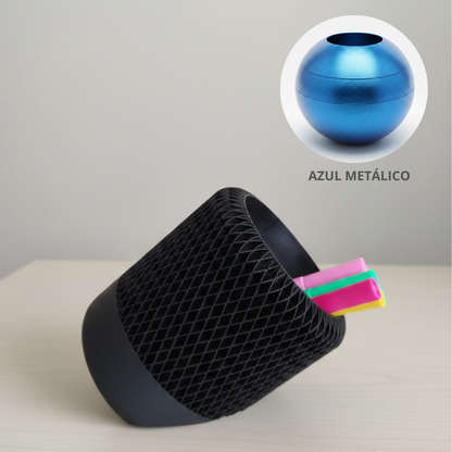 Porta Lápis Grid 3D Inclinado