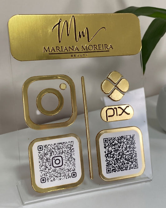 Placa de PIX Personalizada