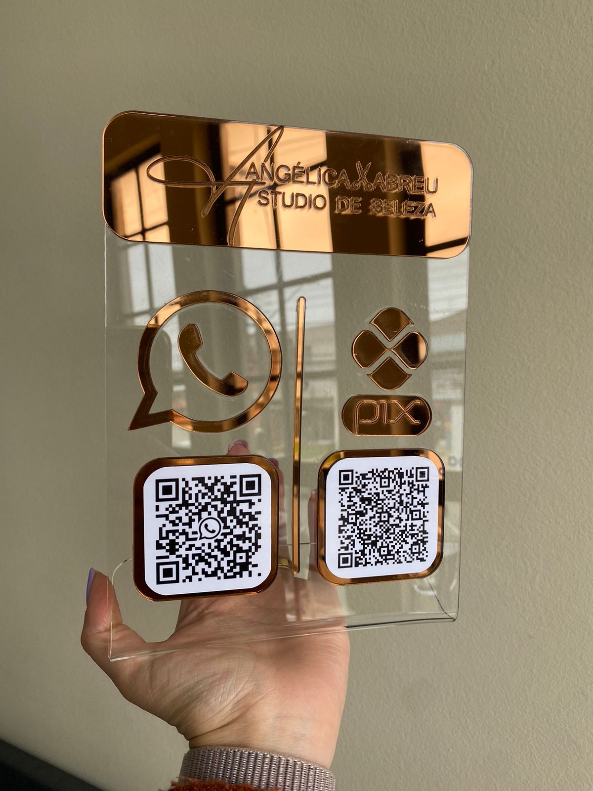Placa de PIX Personalizada